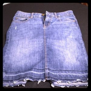 Gap blue jean skirt